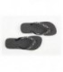 Black & Leopard Black Diamond Crystal Flip Flops